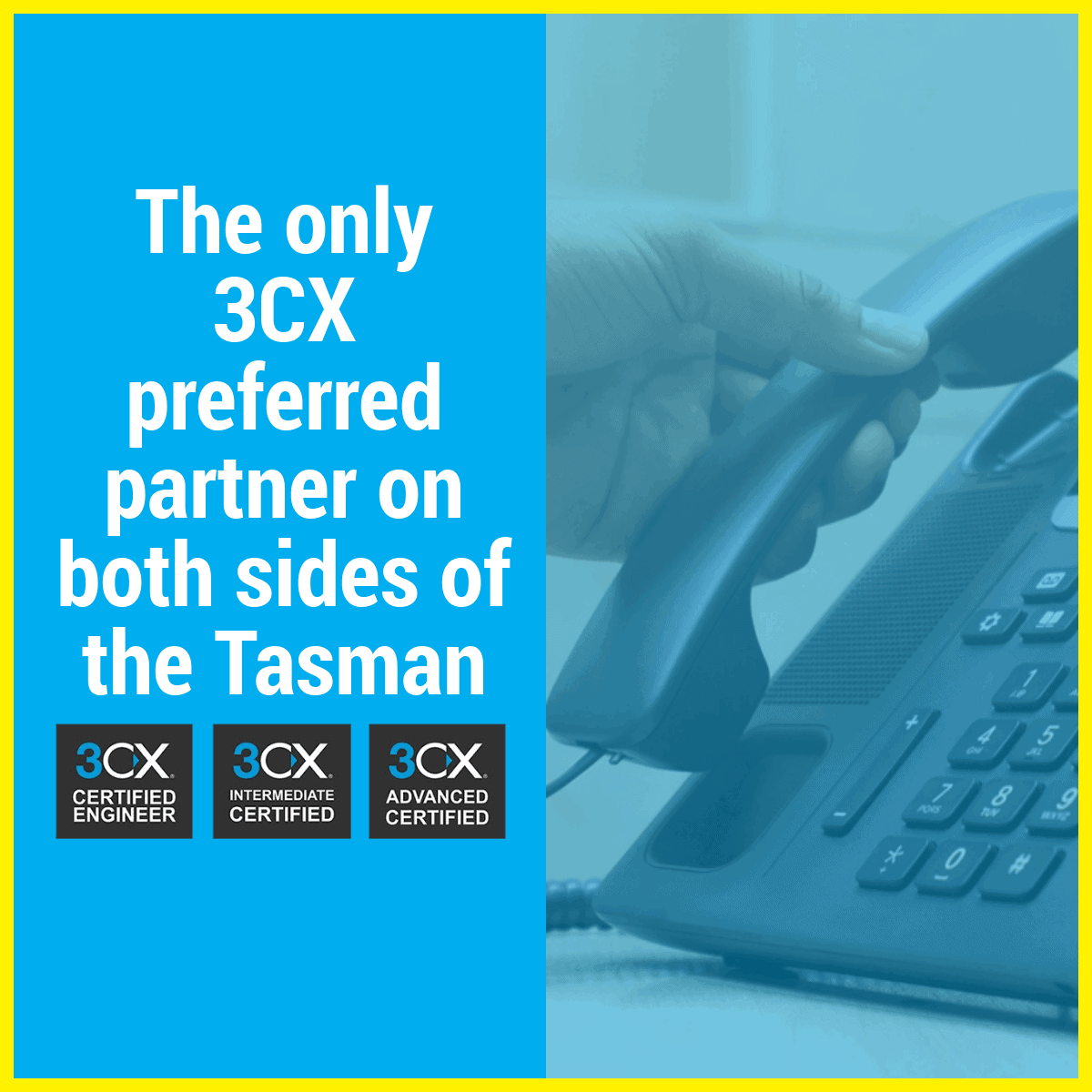 The only 3CX preferred partner on both sides of the Tasman