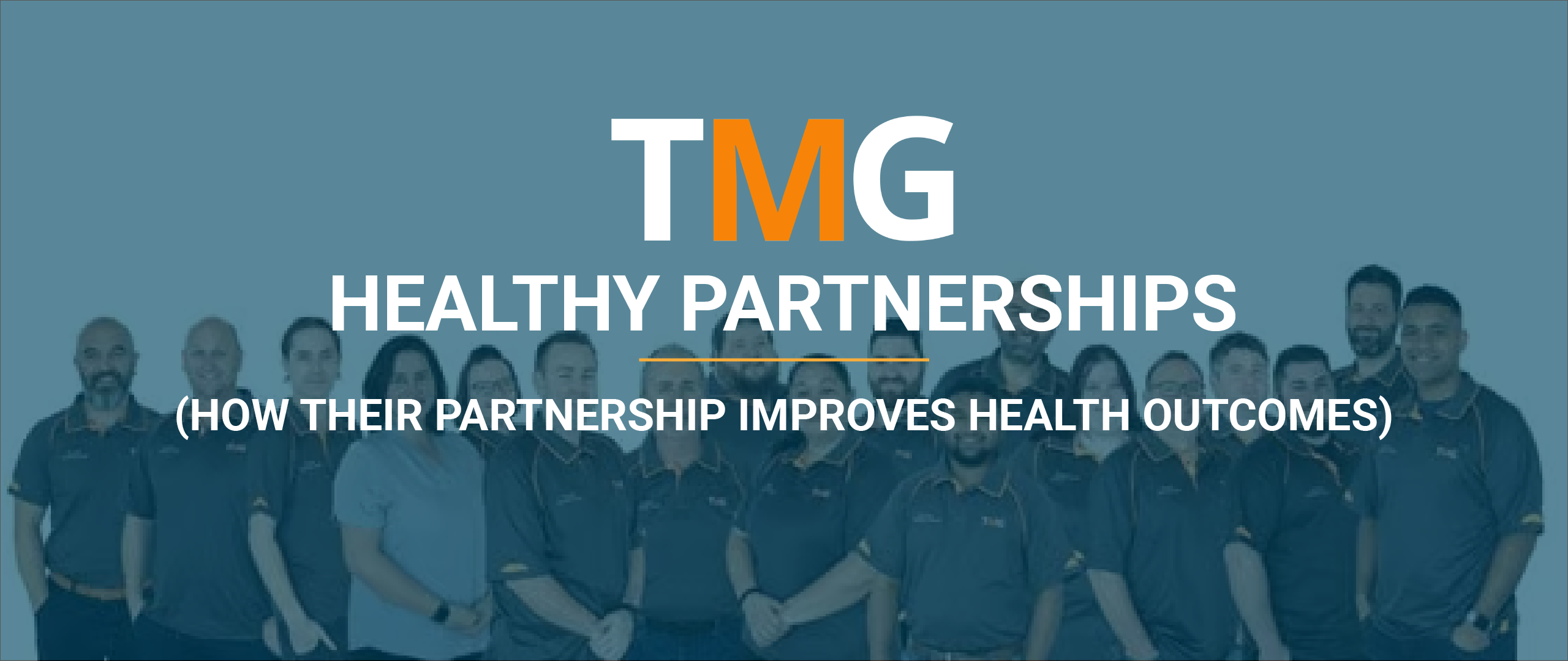 How TMG's Wholesale Partnership that improves health out comes