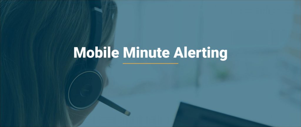 mobile minute alerting - new feature from Lightwire