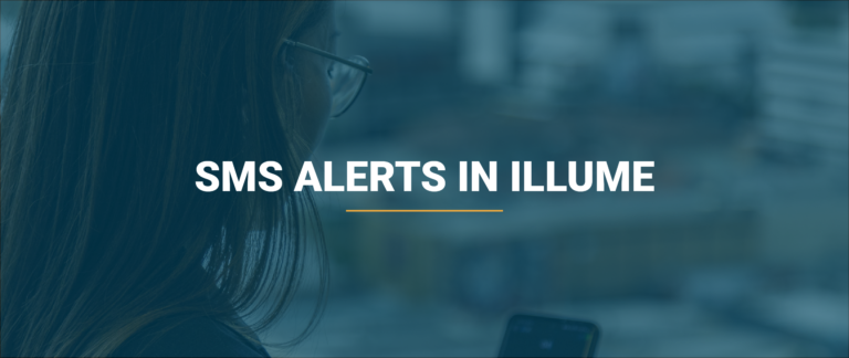 SMS alerts in illume