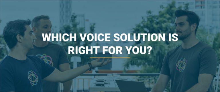 Pick the right voice solution