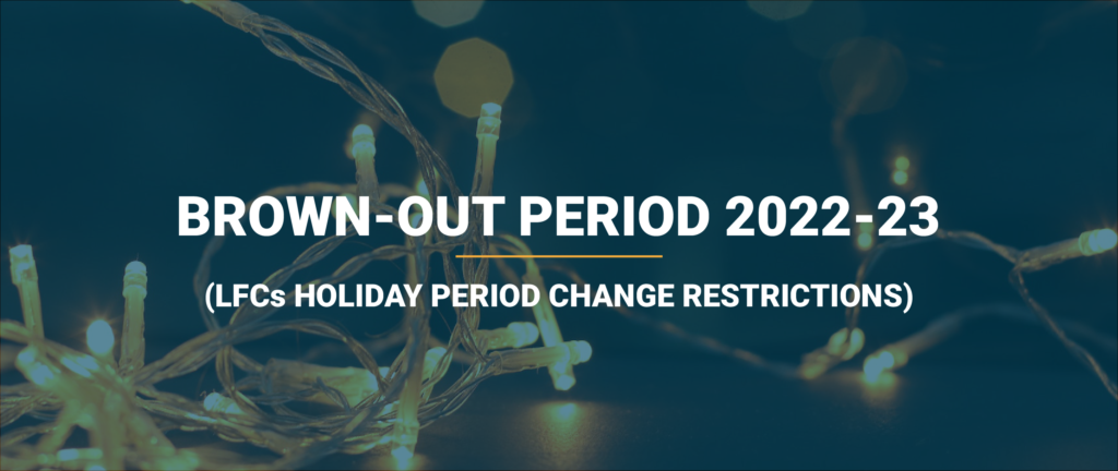 Brown-out period 2022-2023 16 LFC Brownout 2022-23