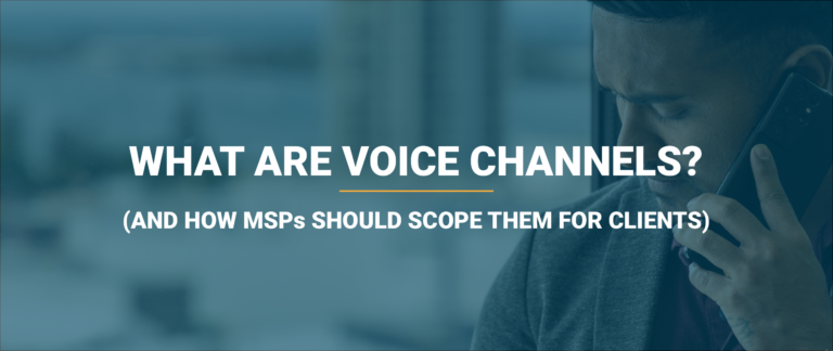What are voice channels and how to scope them