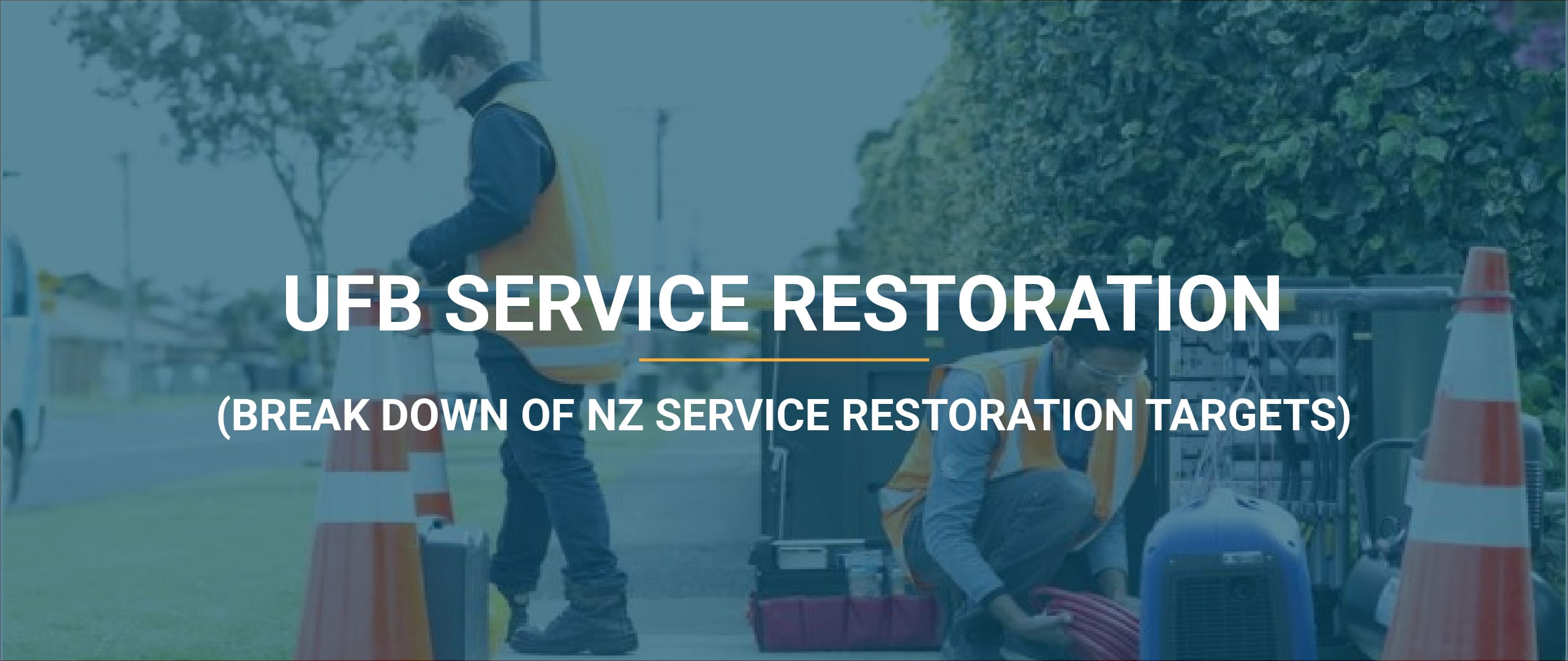 UFB service restoration targets