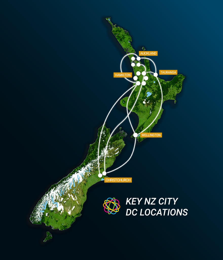 Key NZ City Data Centre Locations