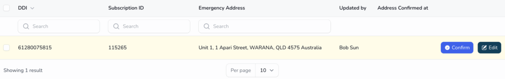 2 Address NOT confirmed in 6 months